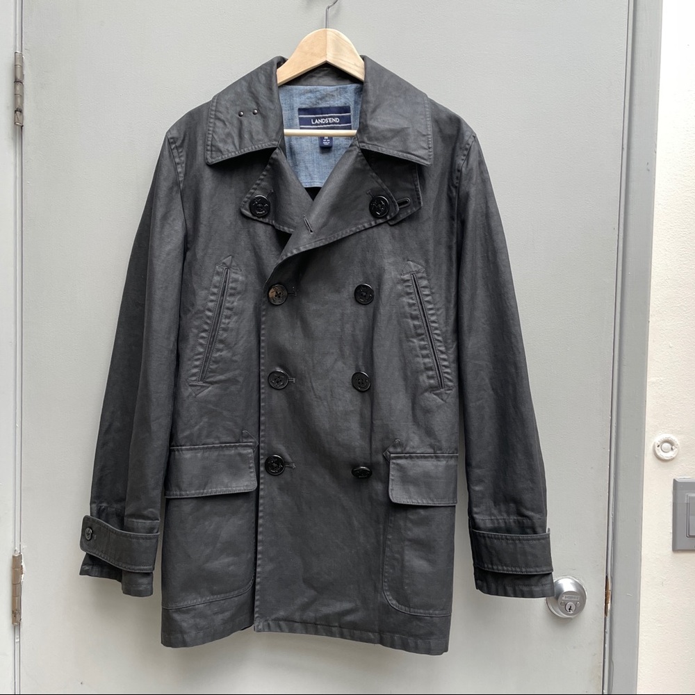 Lands’ End raincoat/overcoat